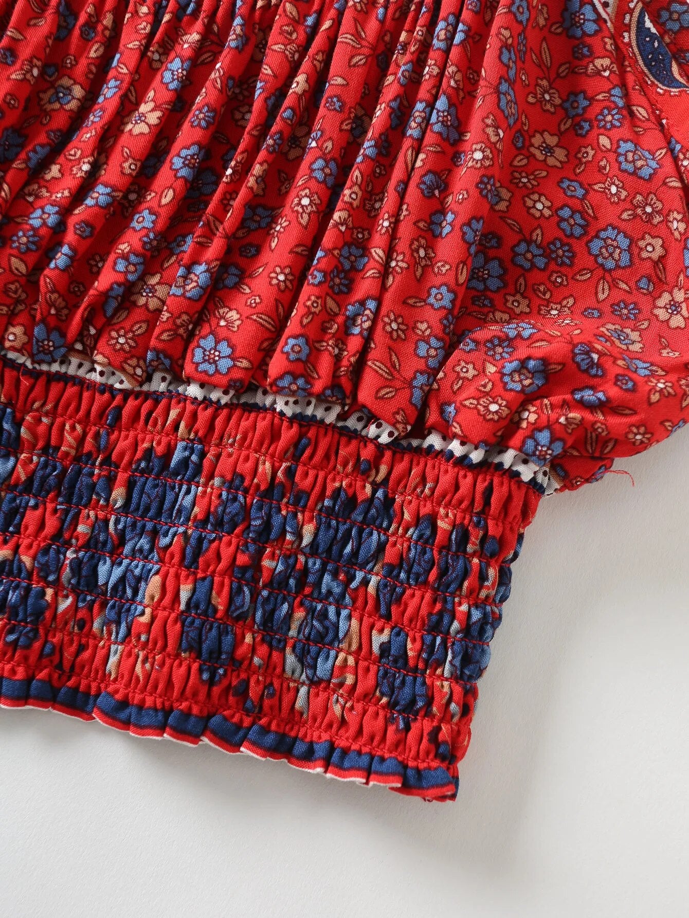 Bohemian Vintage Pattern Top and Pants