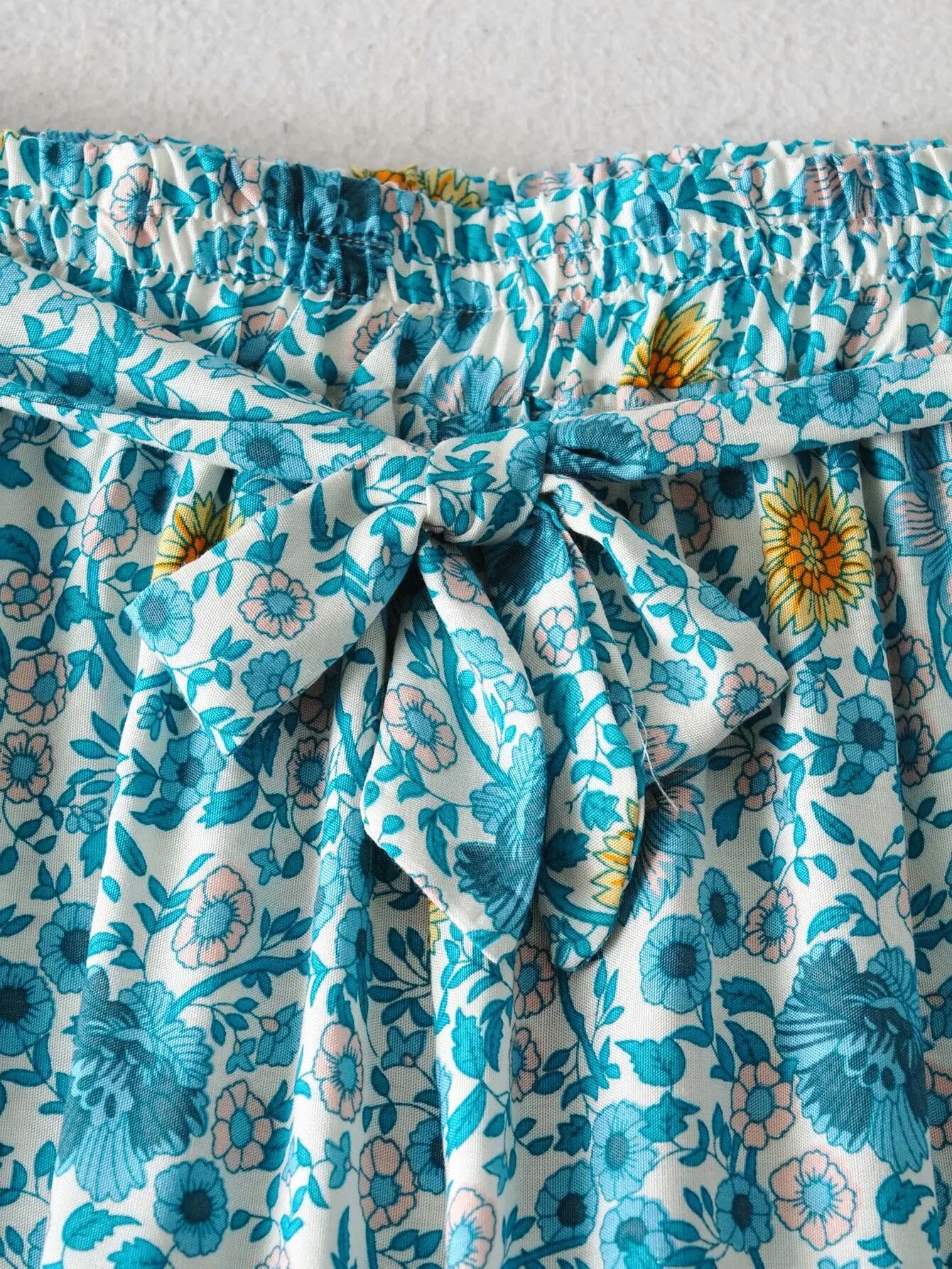 Bohemian Vintage Pattern Top and Pants