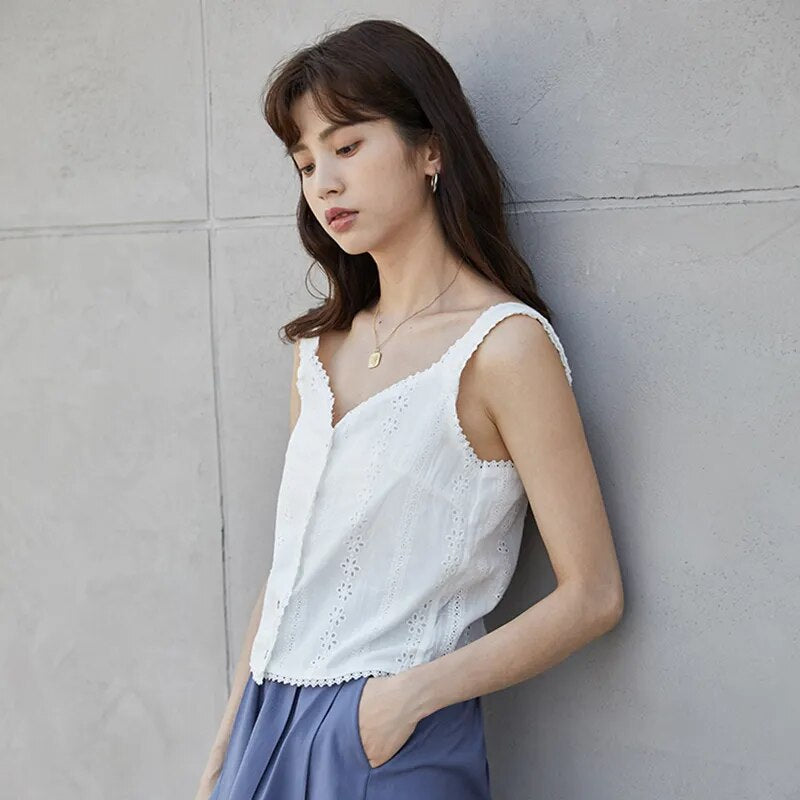 Elegant Boho Embroidery Top - Top Boho