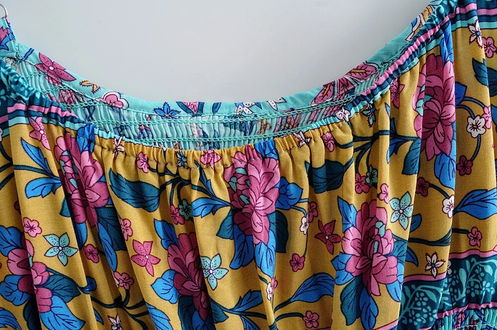 Bohemian Vintage Pattern Top and Pants