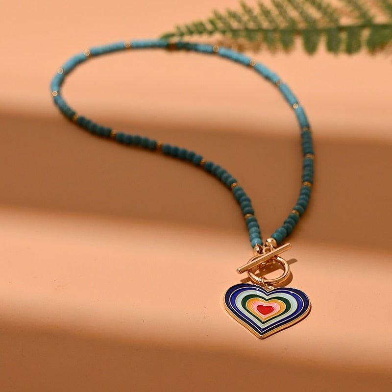 Evil Eyes Beaded Necklaces - Top Boho