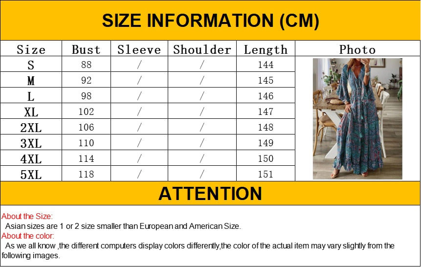 Boho Chic Long Sleeve Ruffle Maxi Dress - Top Boho