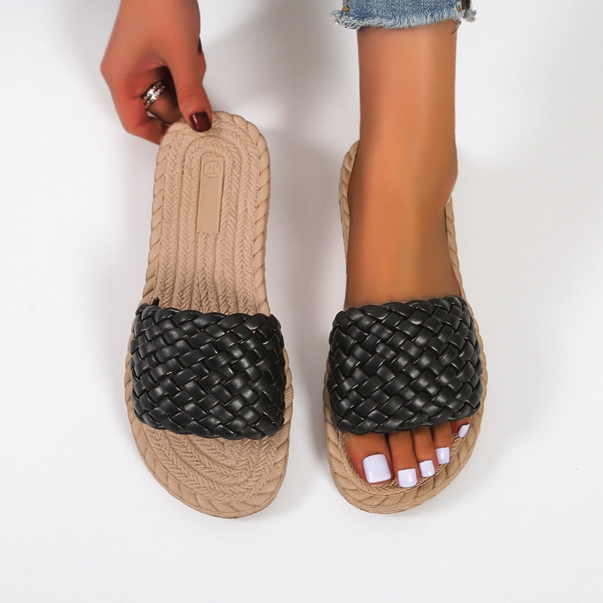 Boho Weave Braided Sandals