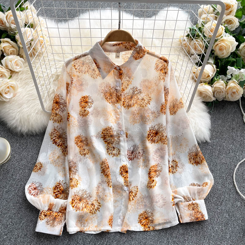 Boho Chiffon Floral Blouse - Top Boho