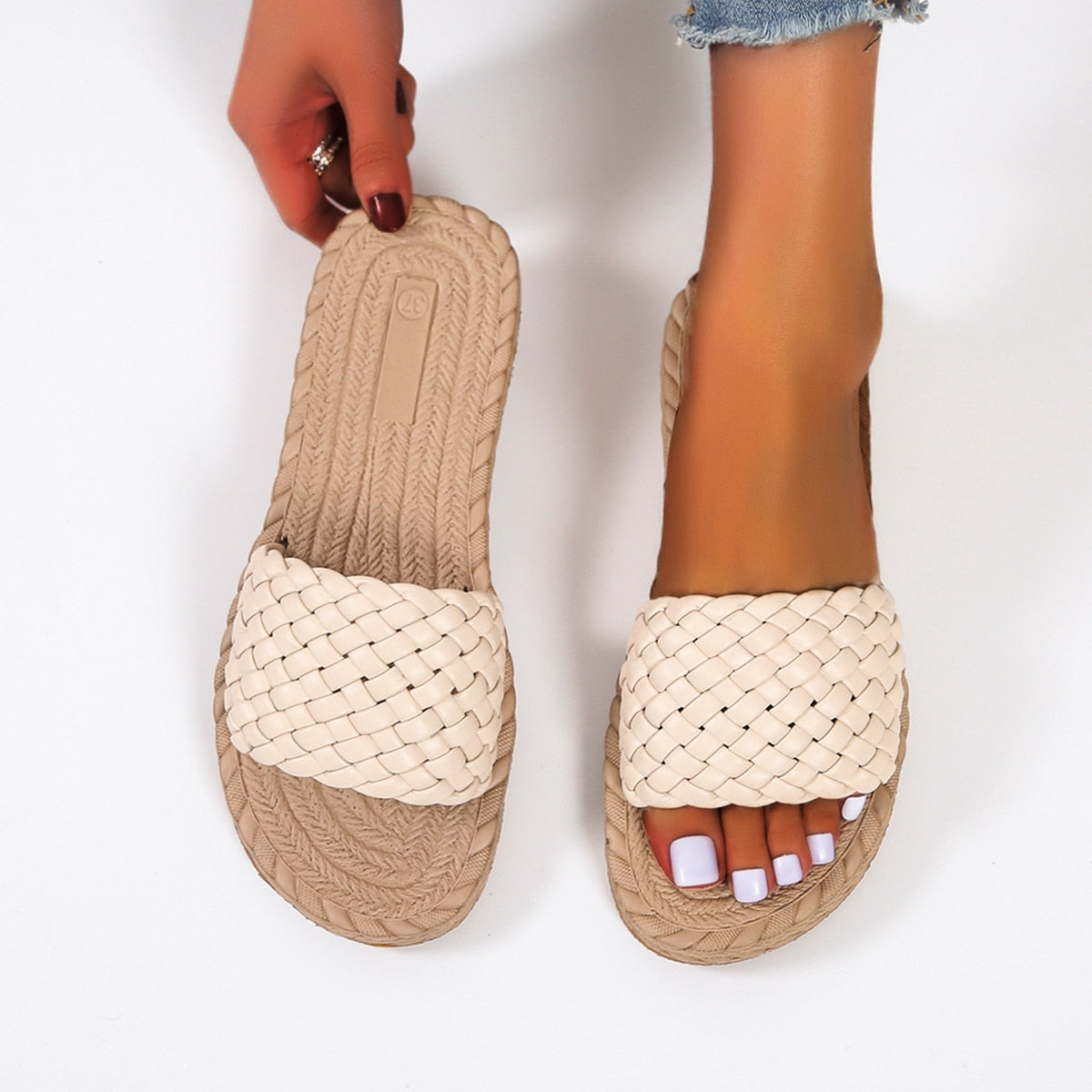 Boho Weave Braided Sandals