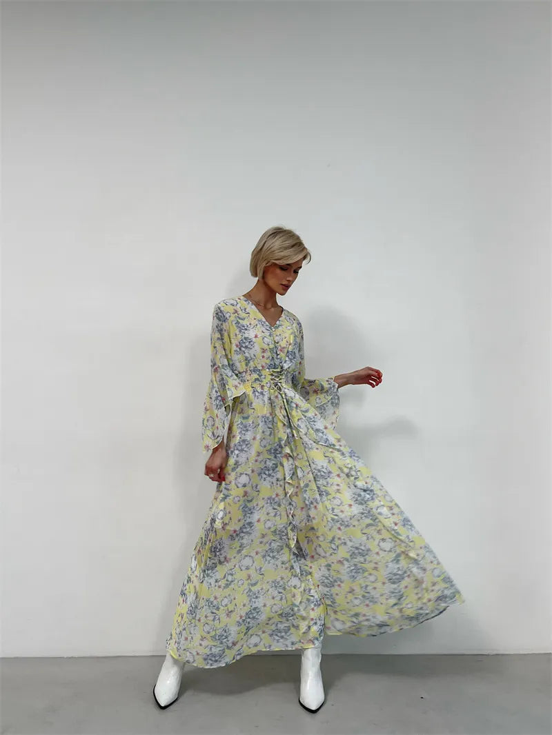 Bohemian Floral Summer Maxi Dresses - Top Boho