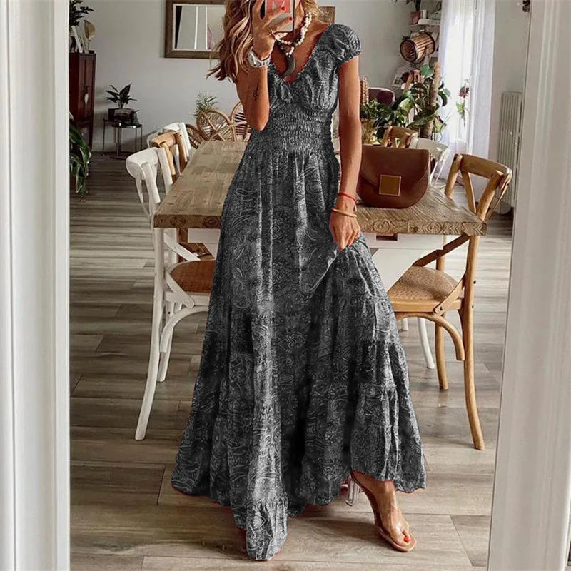 Bohemian Loose Swing Dress