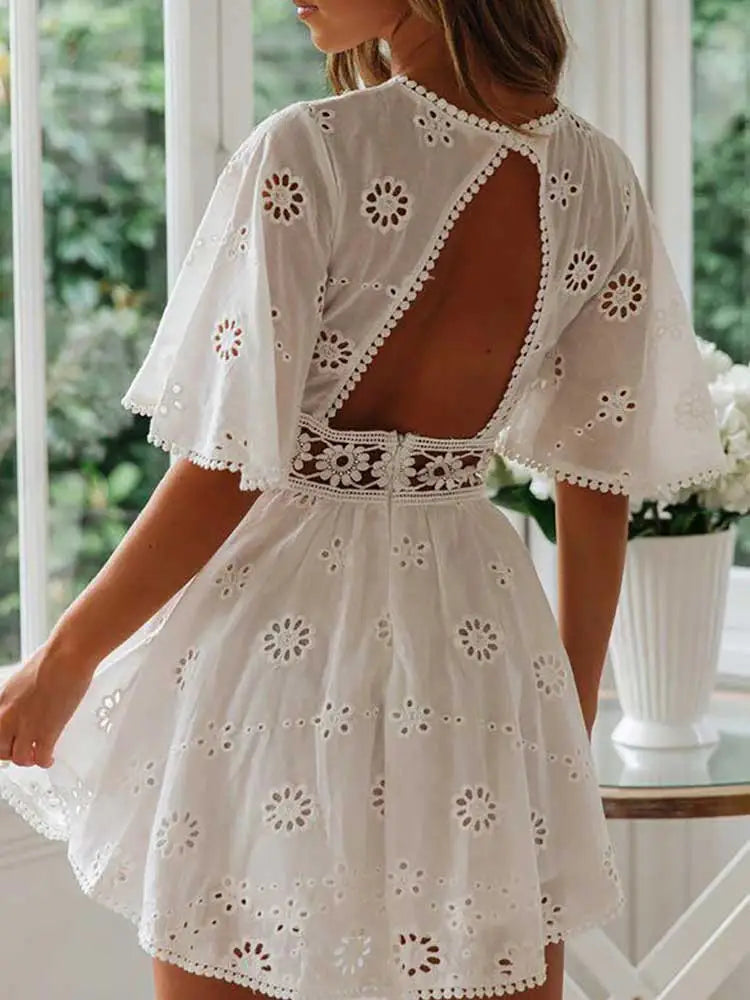 Boho Chic Flare Sleeve Mini Dress Top Boho Boho Chic Flare Sleeve Mini Dress Top Boho