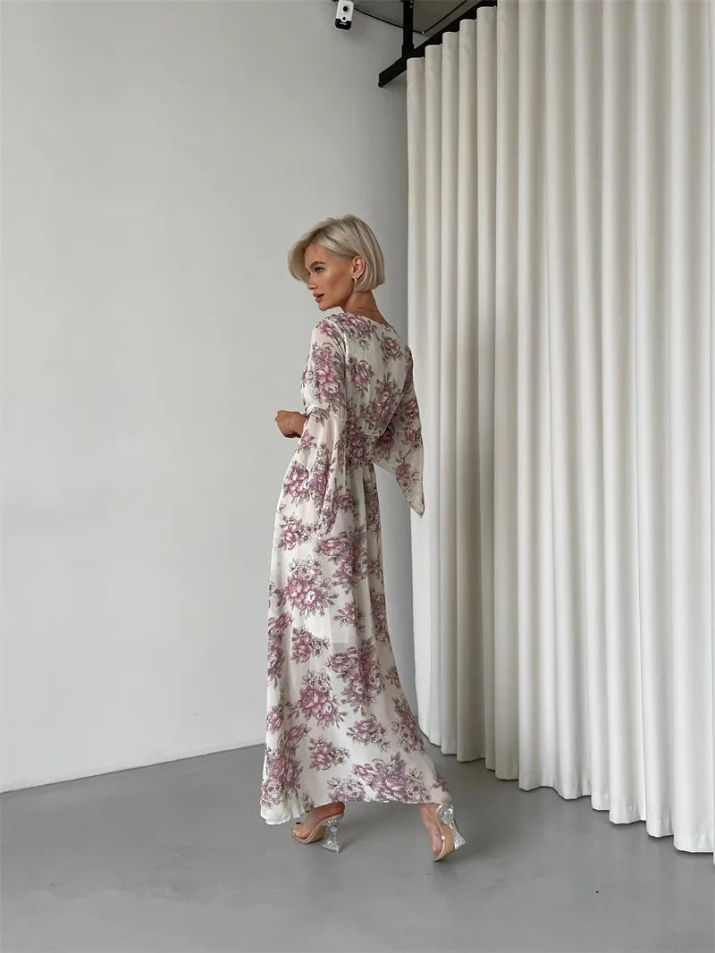 Bohemian Floral Summer Maxi Dresses - Top Boho