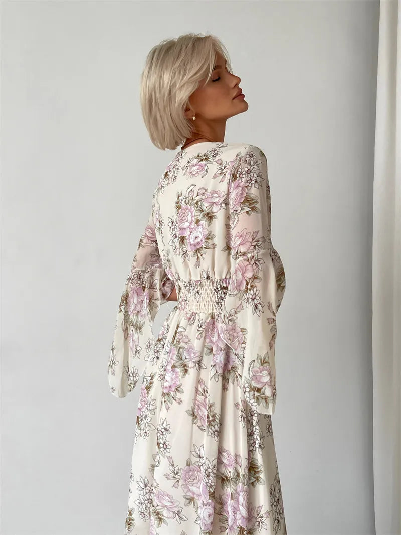 Bohemian Floral Summer Maxi Dresses - Top Boho