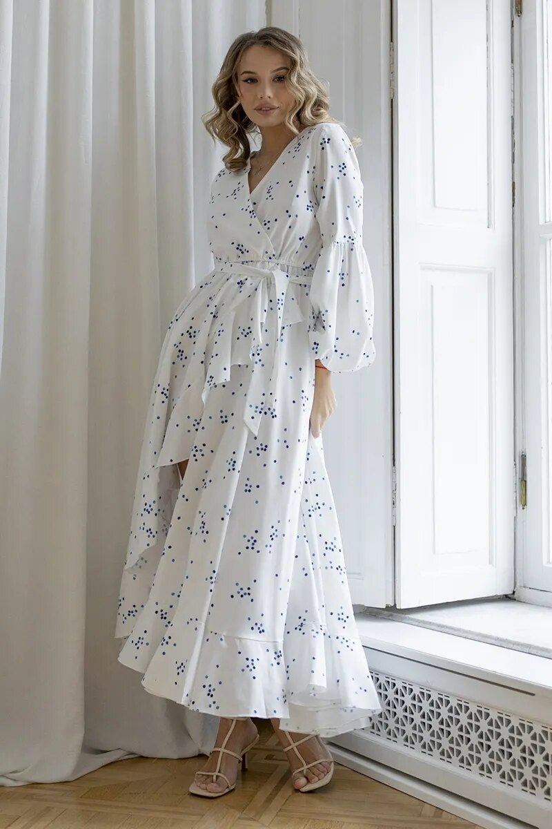 Boho Chic Slit Maxi Dress - Top Boho