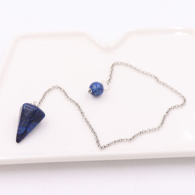 Natural Stones Pendulum Necklace
