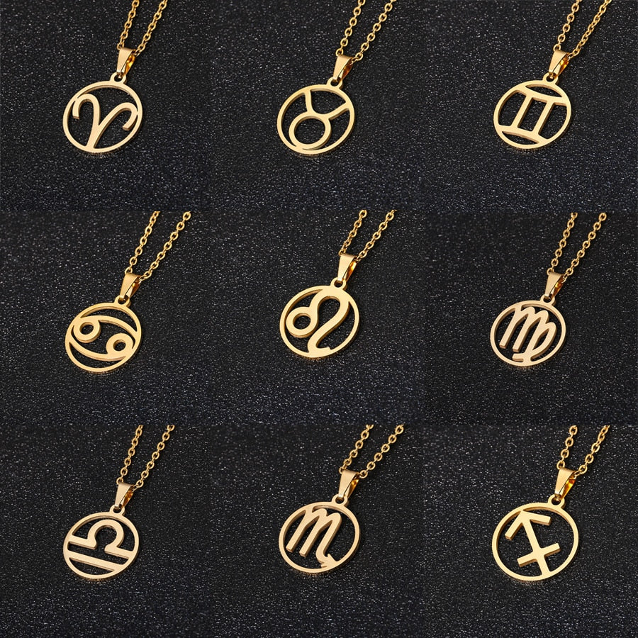 Stainless Steel Boho Star Sign Necklace