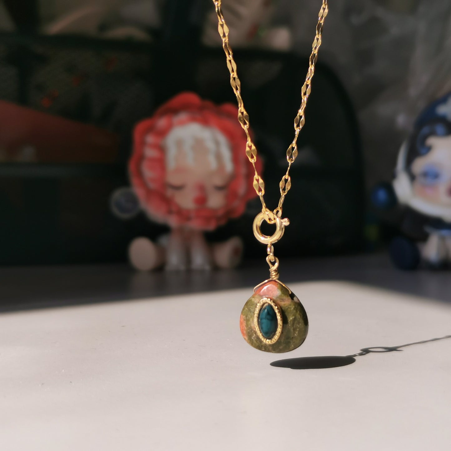 Vintage Water Drop Pendant Necklace - Top Boho