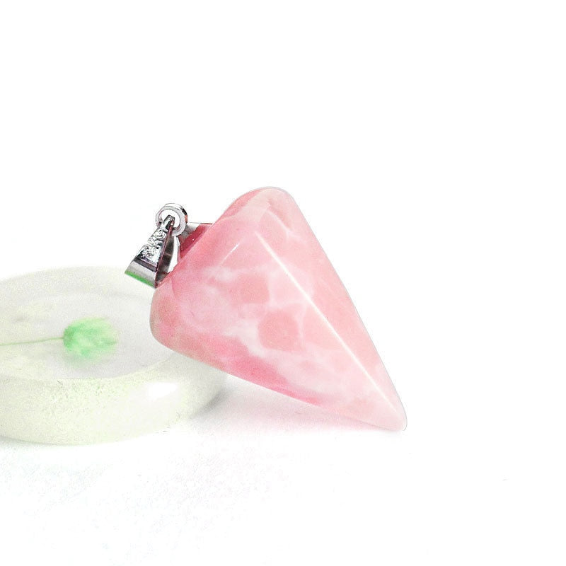 Natural Stones Pendulum Necklace