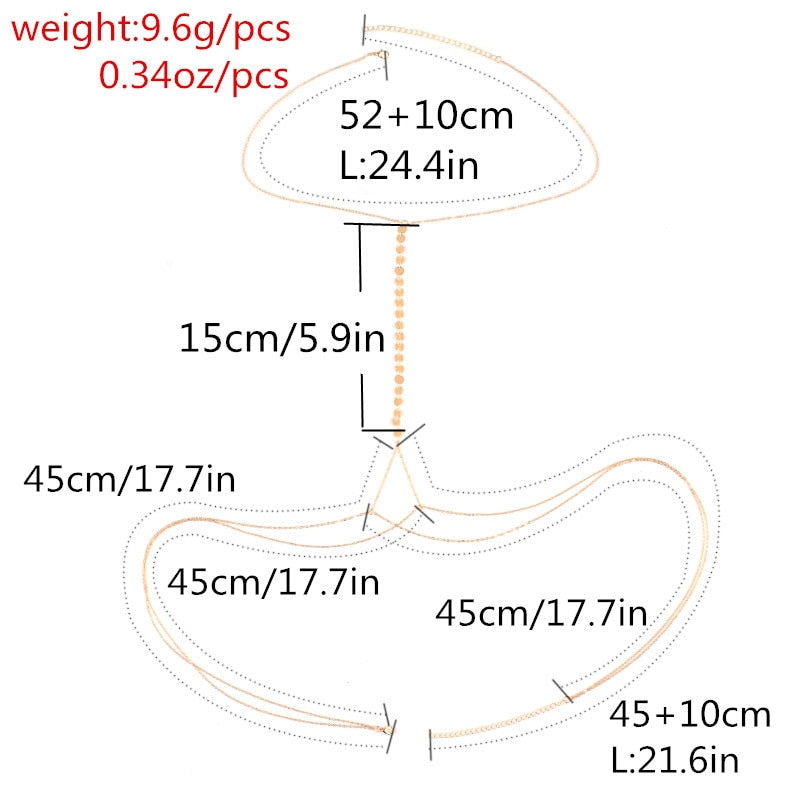 Body Waist Belly Chain - Top Boho