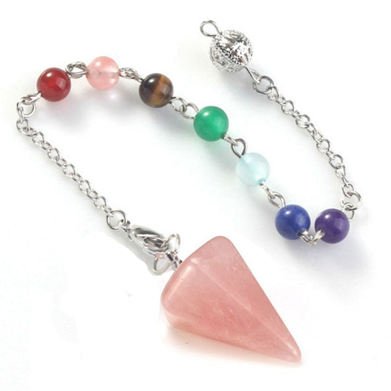 Natural Stones Pendulum Necklace