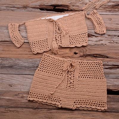 Crochet Boho Bikini Set - Top Boho