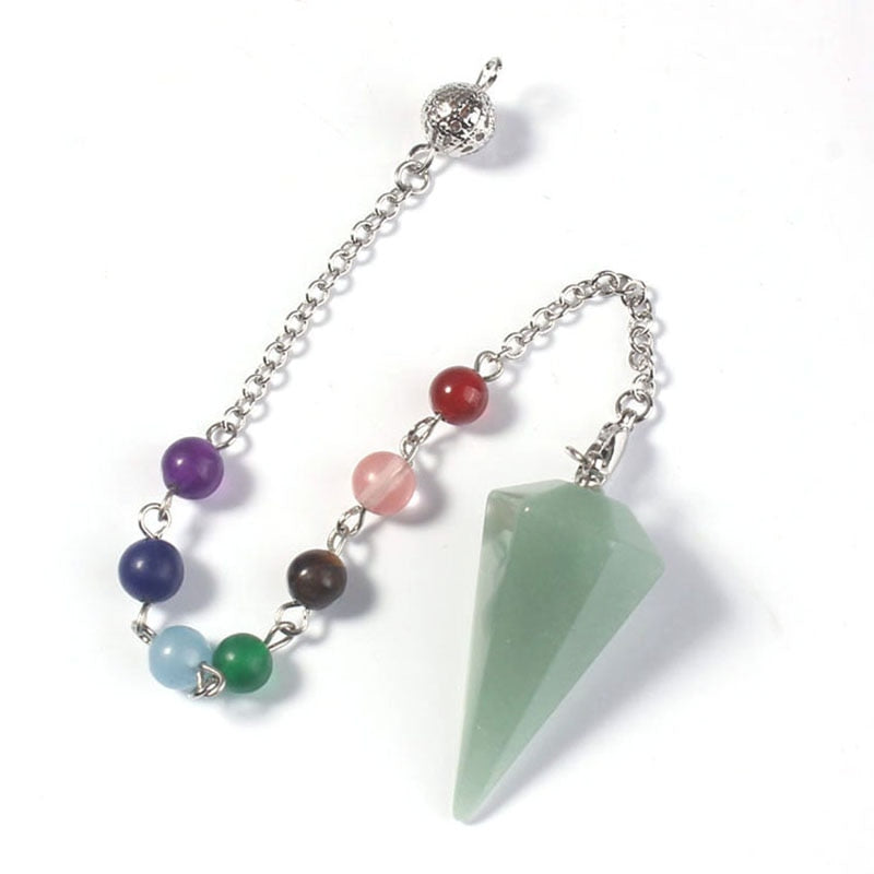 Natural Stones Pendulum Necklace