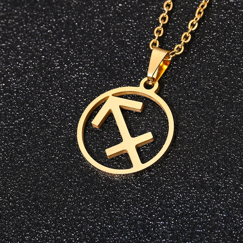Stainless Steel Boho Star Sign Necklace