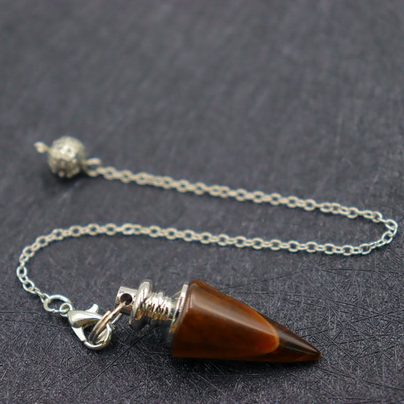 Natural Stones Pendulum Necklace