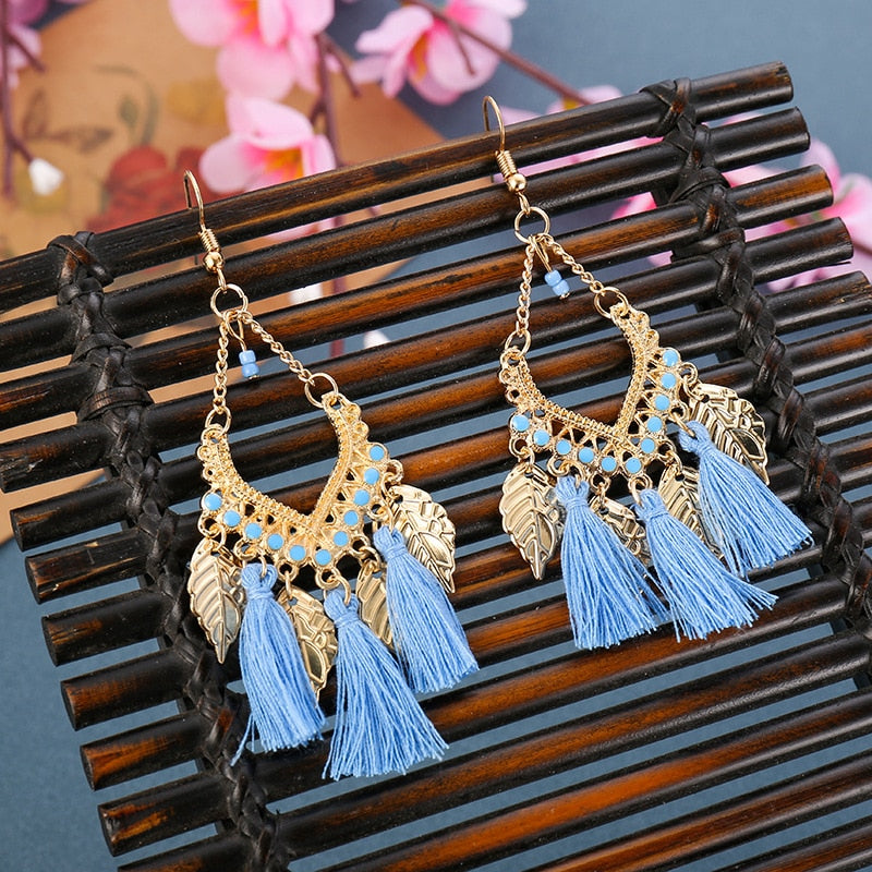 Colorful Boho Tassel Earrings - Top Boho