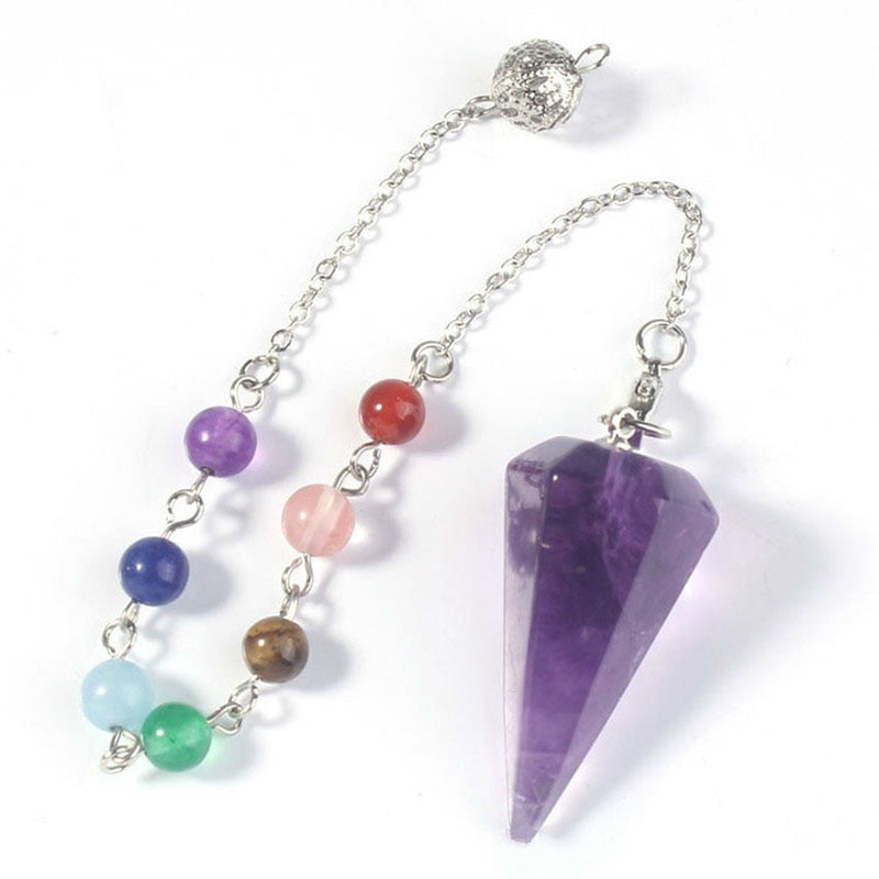 Natural Stones Pendulum Necklace
