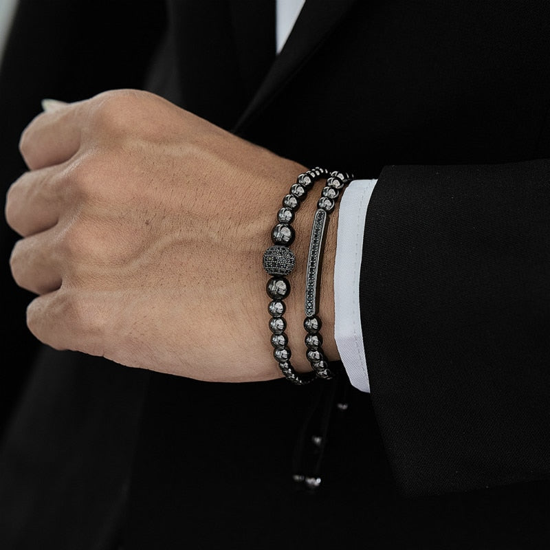 Boho Handmade Oblong Charm Bracelet