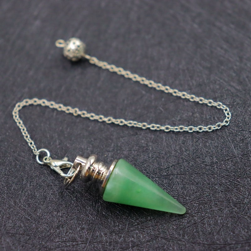 Natural Stones Pendulum Necklace