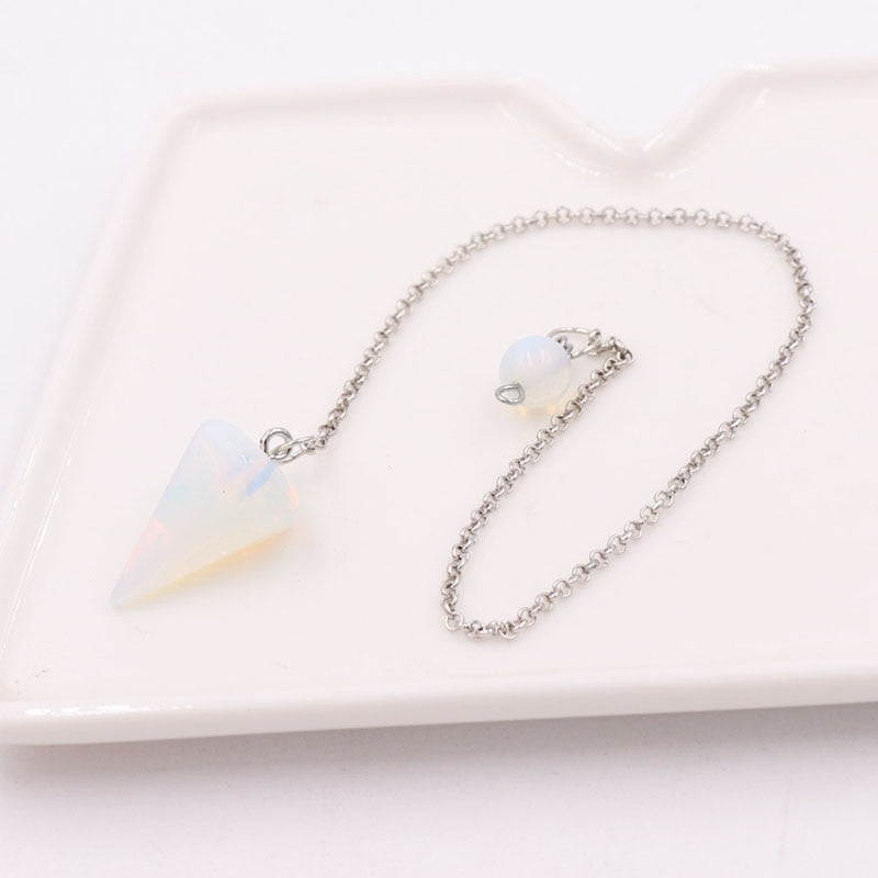 Natural Stones Pendulum Necklace