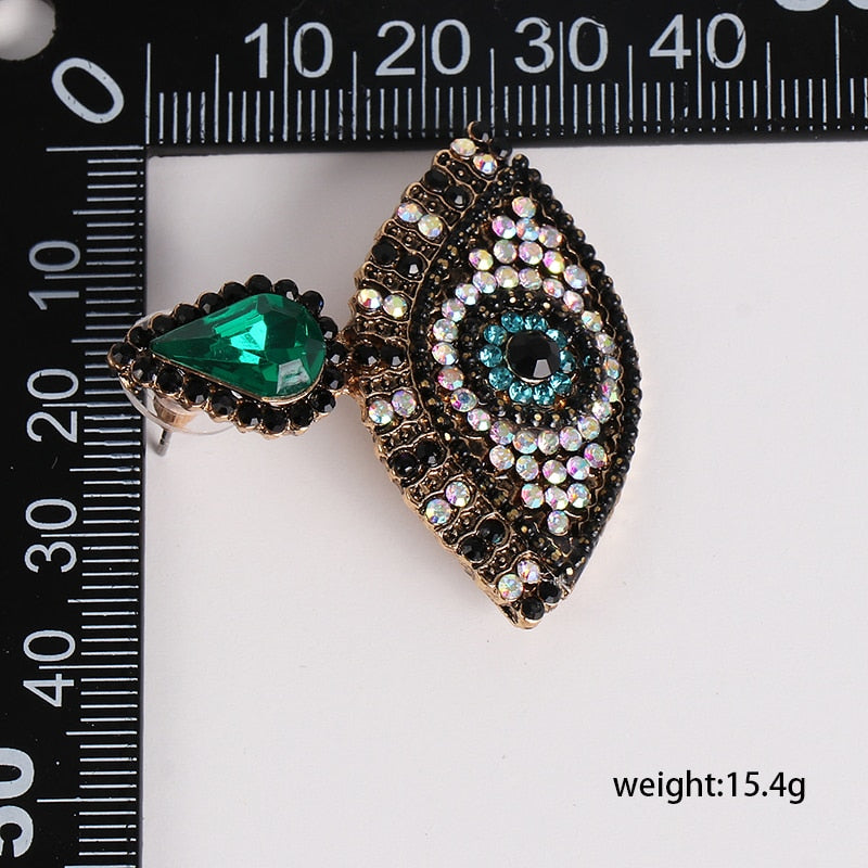 Boho Evil Eye Dangle Earrings