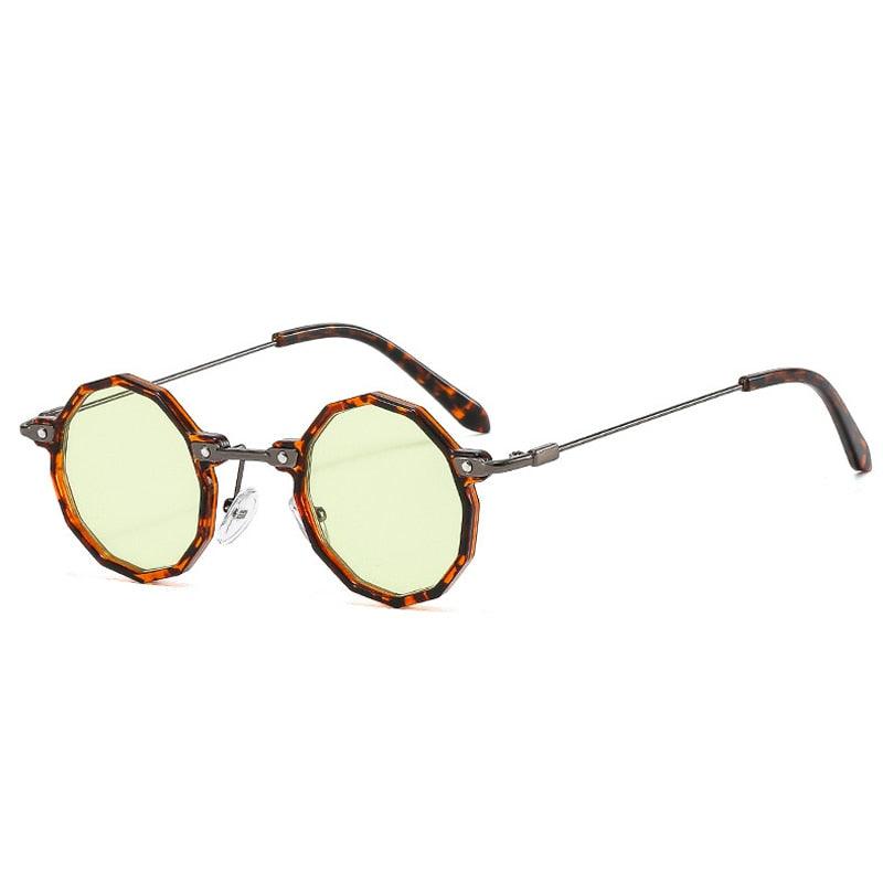 Retro Round Polygon Sunglasses - Top Boho