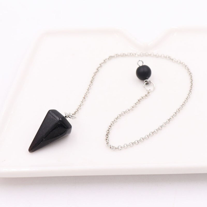 Natural Stones Pendulum Necklace