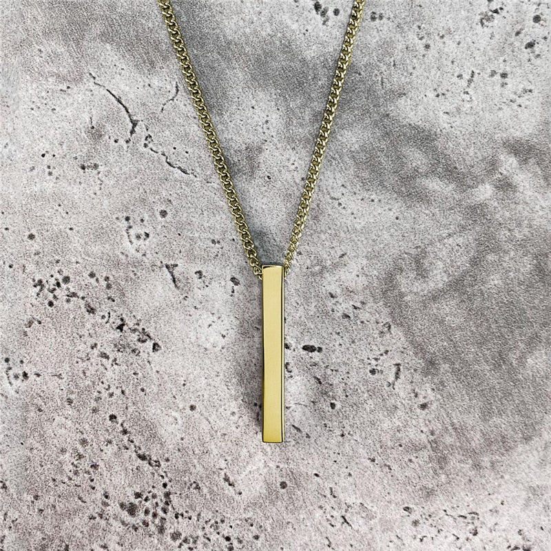 Bar Pendant Necklace - Top Boho