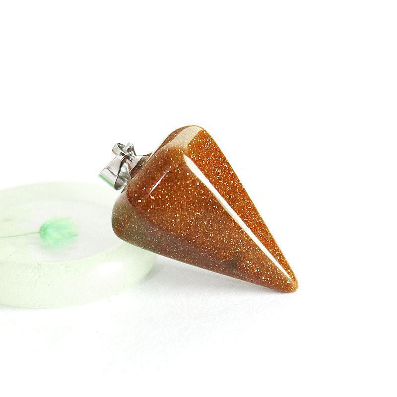 Natural Stones Pendulum Necklace