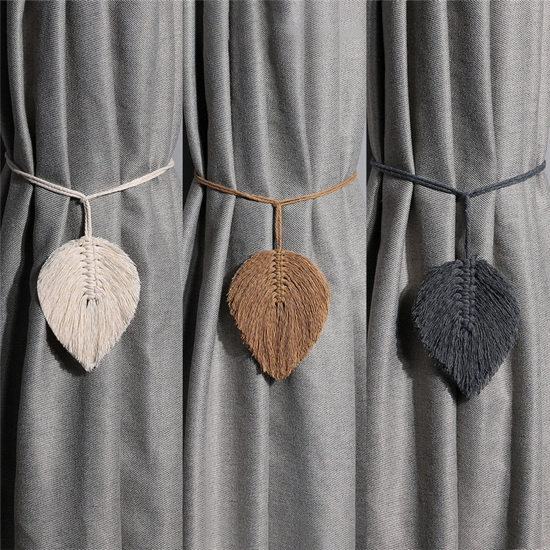 Boho Handmade Macrame Curtain Tieback