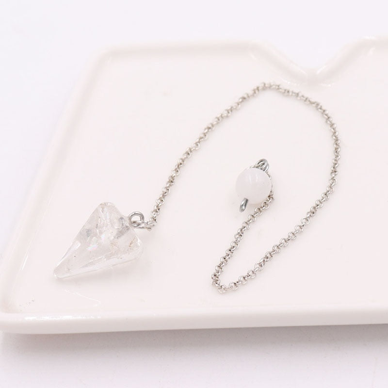 Natural Stones Pendulum Necklace