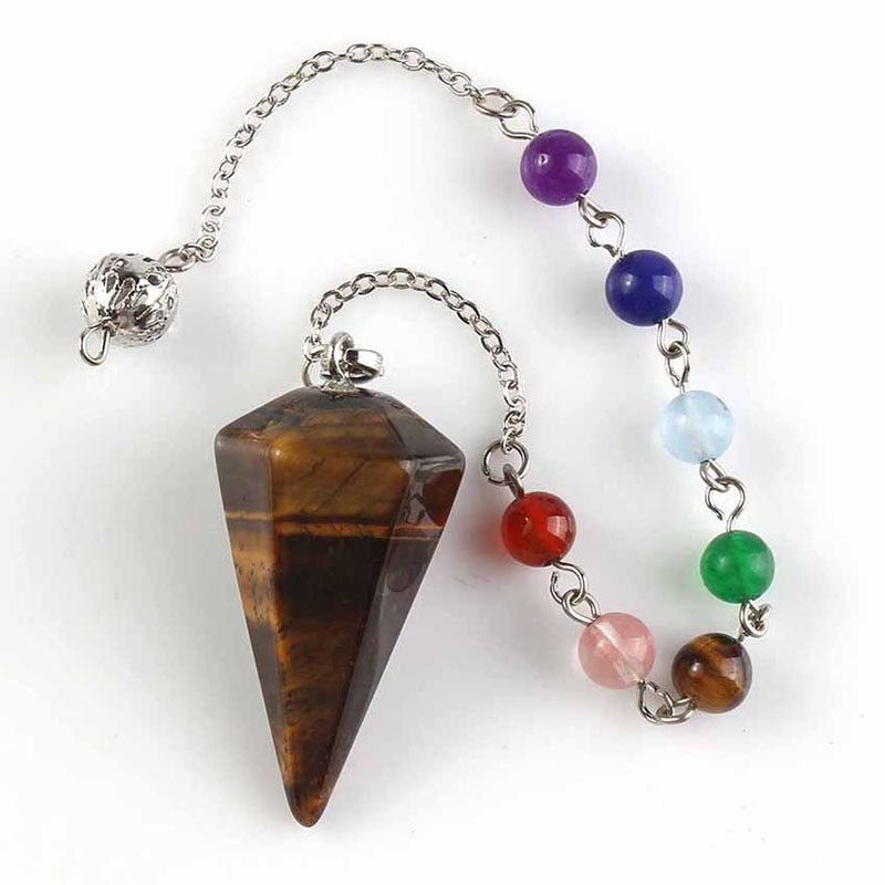 Natural Stones Pendulum Necklace