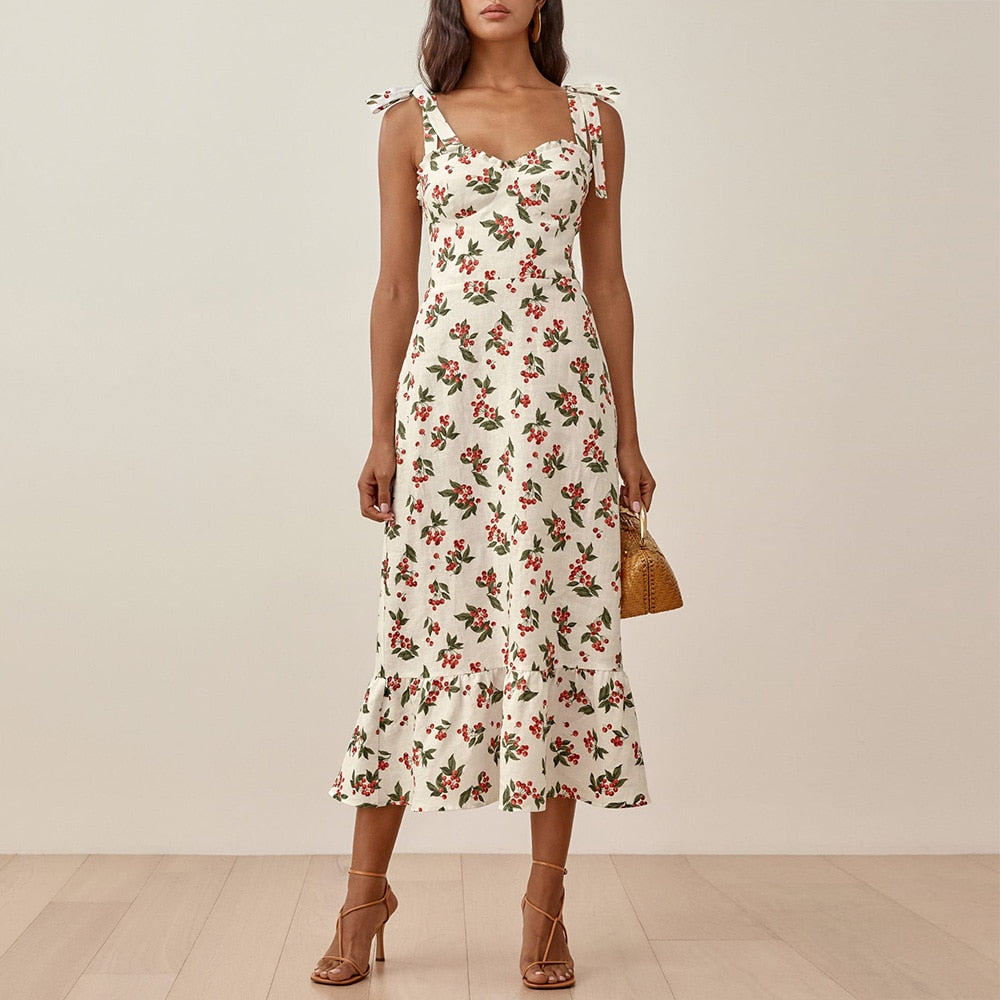 Elegant Floral Boho Maxi Dress - Top Boho