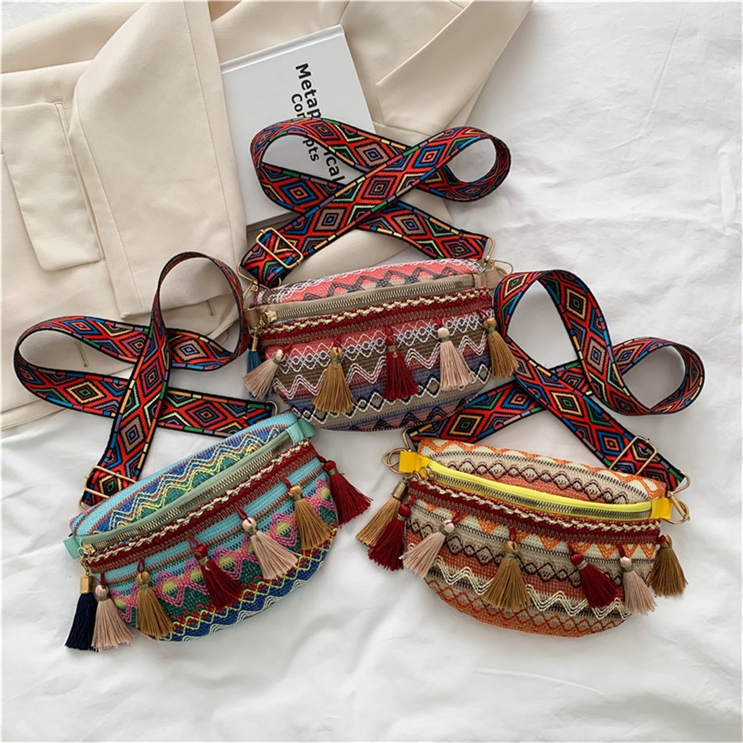 Folk Style Waist Bags - Top Boho