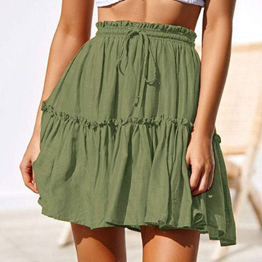 Boho Ruffled Short Skirts - Top Boho