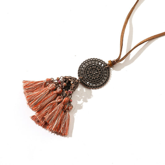 Boho Sundry Color Tassel Pendants - Top Boho