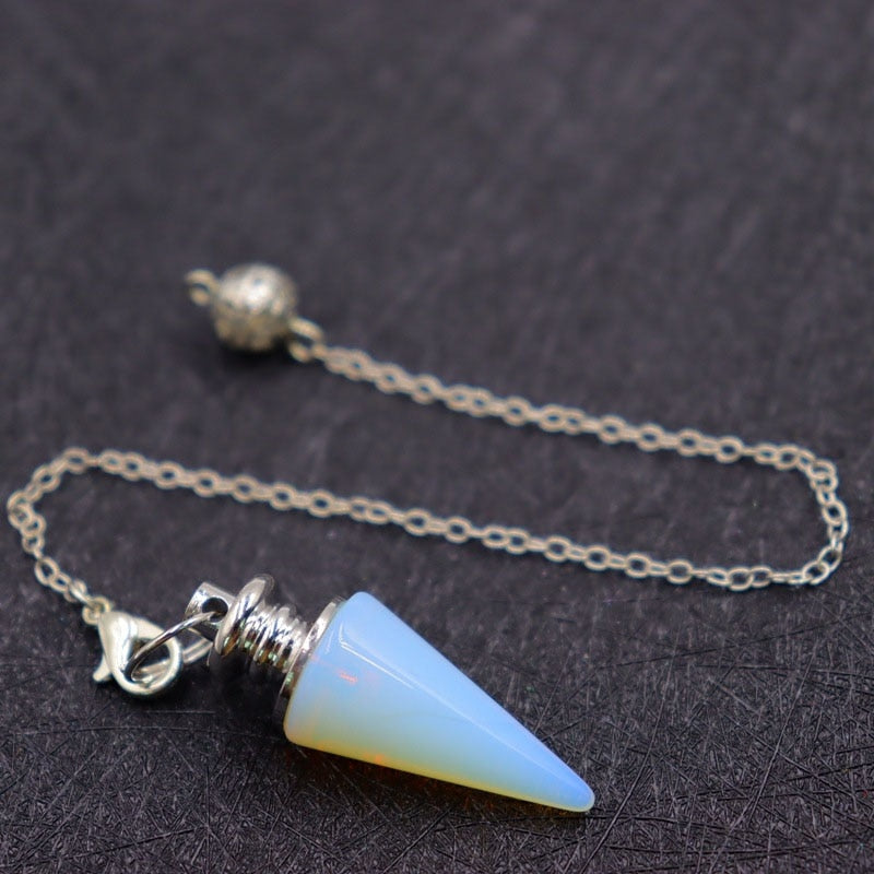 Natural Stones Pendulum Necklace