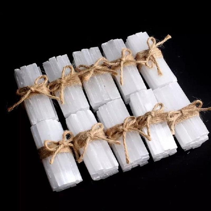 White Quartz Crystals 10pcs