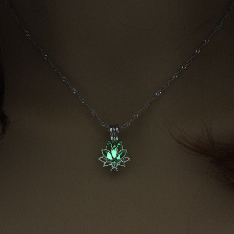 Glow-In-The-Dark Pendant Necklaces