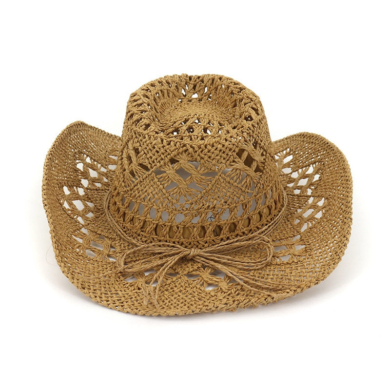 Handmade Cowboy Straw Hat - Top Boho