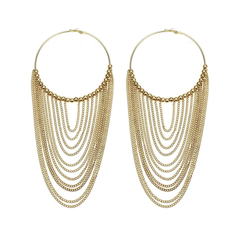 Boho Chic Round tassels Earrings - Top Boho