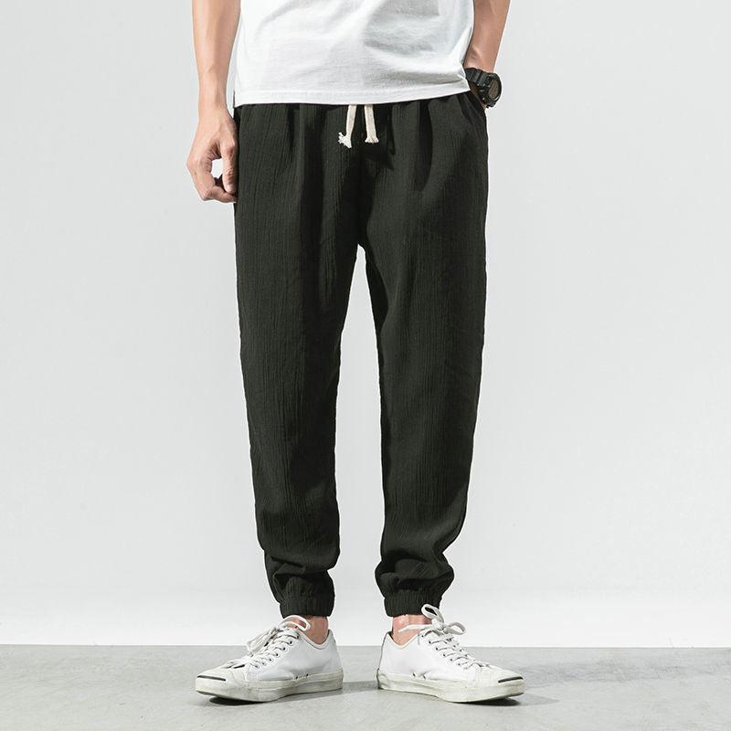 Boho Linen-Cotton Harem Pants - Top Boho