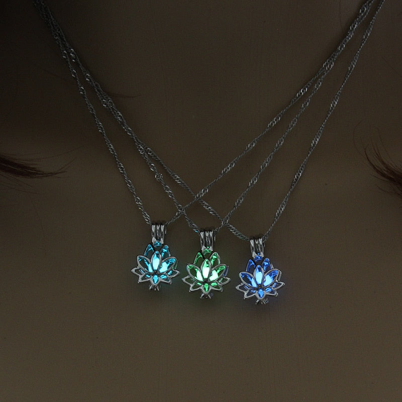 Glow-In-The-Dark Pendant Necklaces