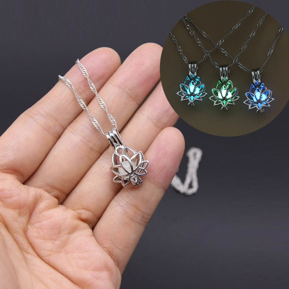 Glow-In-The-Dark Pendant Necklaces